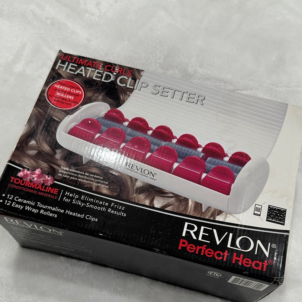 Revlon Hair Roller Set with Pink Rollers - Picture 7 of 9